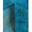 Tapis unique noué à la main Fine Vibrance - bleu, 4 pi 3 po x 6 pi 3 po