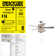 Adelyte Ceiling Fan with Light Kit