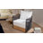 Kielah Woven Rope Outdoor Swivel Chair Sofa 360 Degree Rotatable Coastal Patio Armchair-527384240