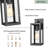 Anti-Rust Porch Light Outdoor, Weather Resistant Exterior Lighting Fixture For House,Porch, Patio, Garage, Entryway (Black,2 Pack)-393009186