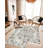 Modern Floral Boho Large 8X10 Area Rug Transitional Carpet Shiny Vibrant High Low Pile Rug For Living Room-2143447705