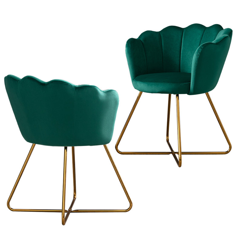 Chaises de salle à manger à hauteur de comptoir Rhiannon, Vert