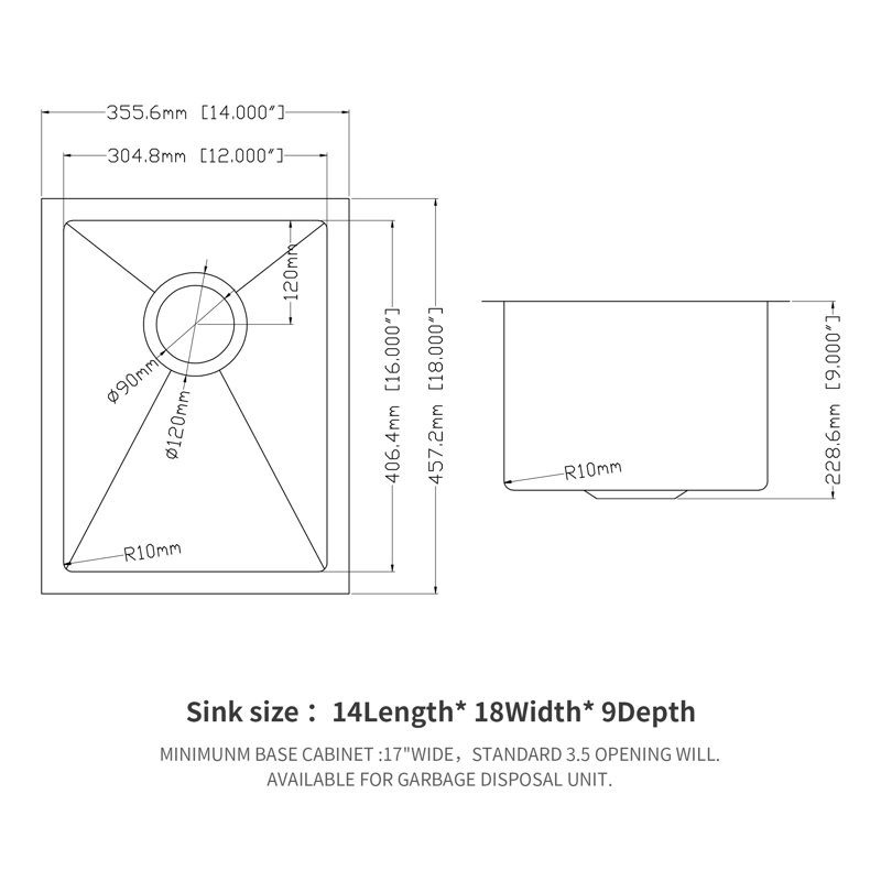 Mounting / Installation Required Kitchen Sink