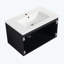 Meuble-lavabo simple 30 po avec plateau en céramique Gurbir