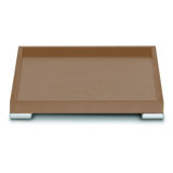Tre Square Tray 12.6" - 6 Pieces - Walnut