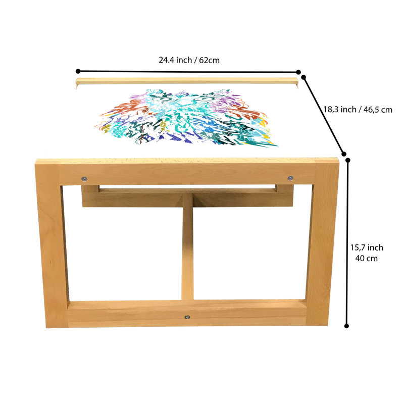 Isahella Sled Coffee Table, 62cm H x 46cm W x 40cm D