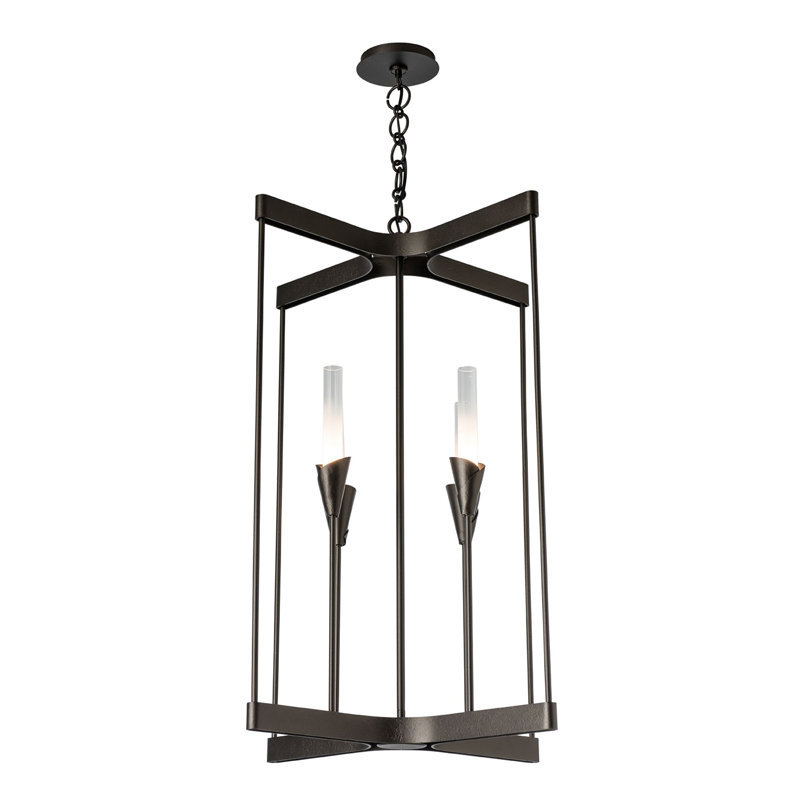 Lilium 4-Light Chandelier - Vintage Platinum, Oil Rubbed Bronze