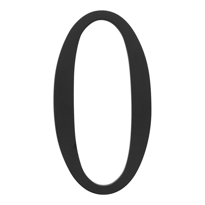 Traditionalist Surface Mount House Number, 0