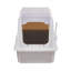 Polyethylene Plastic Litter Box with Scoop