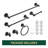6 - Piece Aluminium Bathroom Hardware Set