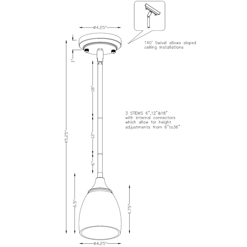 Audrionna 1 - Light Brushed Nickel Single Pendant