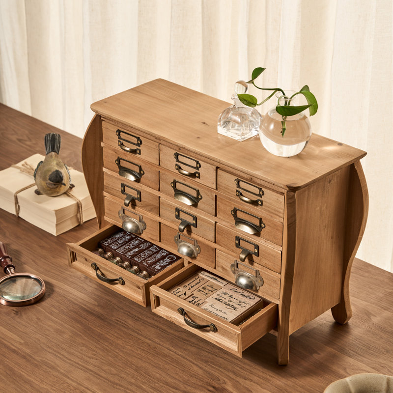 Solid Wood Desk Organizer