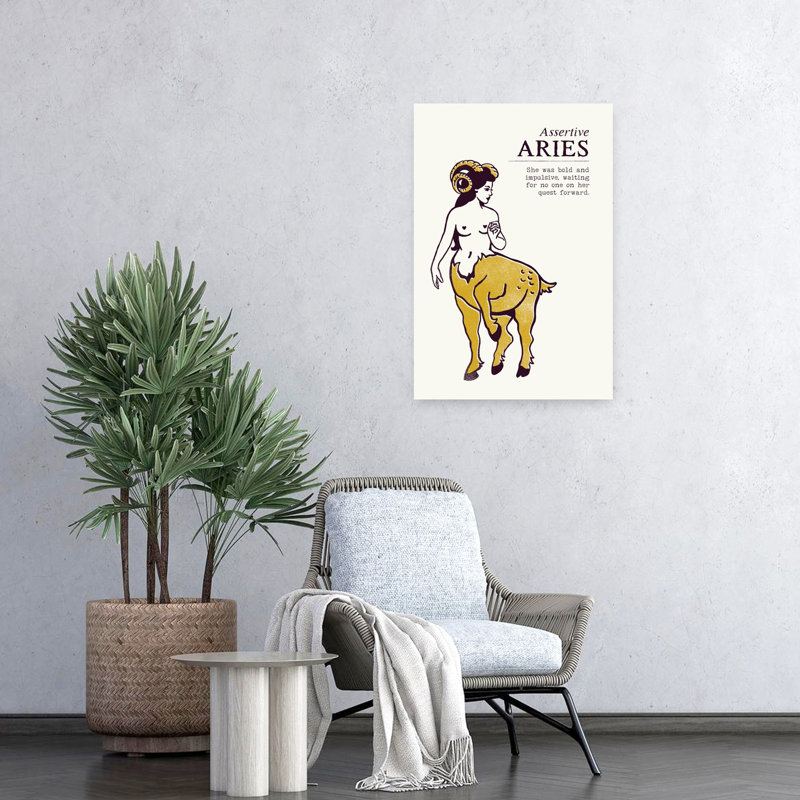 Bold Aries Journey Bold Classic Retro Wall Art Print 1 Piece Wrapped Canvas Wall Art, 60.96cm H x 40.64cm W