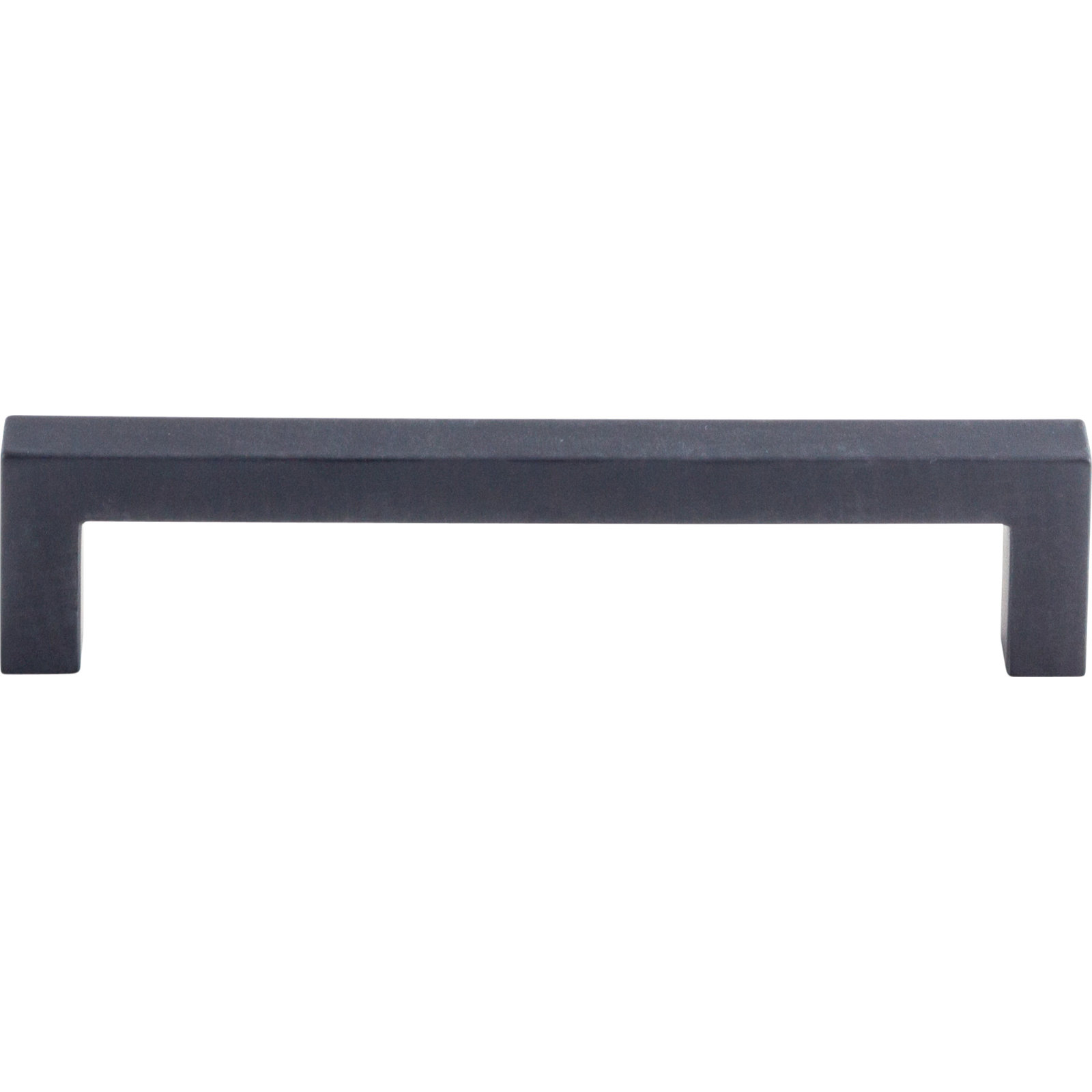Square Bar Cabinet Pull, Flat Black, 5 1/16" Center to Center