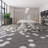 GlueCore Mosaic 28mil x 12" W x 10" L Glue Down Vinyl Tile Flooring-59480818