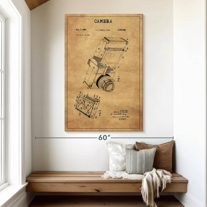 Camera Ladonta, 51" H x 34" W