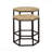 2-Piece Natural And Black Nesting Table