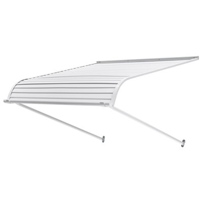Aluminum Awning 40 x 42 in, Durable Window Awning Door Canopy, Lightweight and Stable Aluminum Exterior Awnings Rain Snow Sunlight Protection for Door Entrance Windows Patio Porch