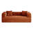 79-Inch Convertible Sleeper Sofa with Chenille Upholstery