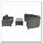 Ensemble de 8 chaises d'extérieur rondes en osier-1163236995