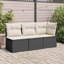  Garden Chair Black, Cream White