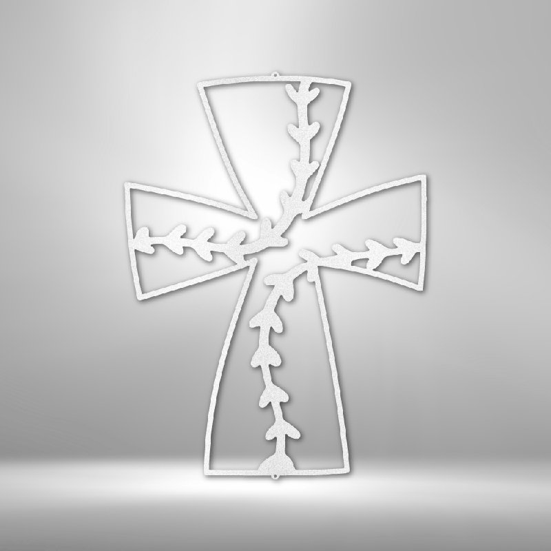 Faith in Baseball, art en métal, panneaux et plaques en acier, H 14,25 po x l 14,5 po x P 0,5 po