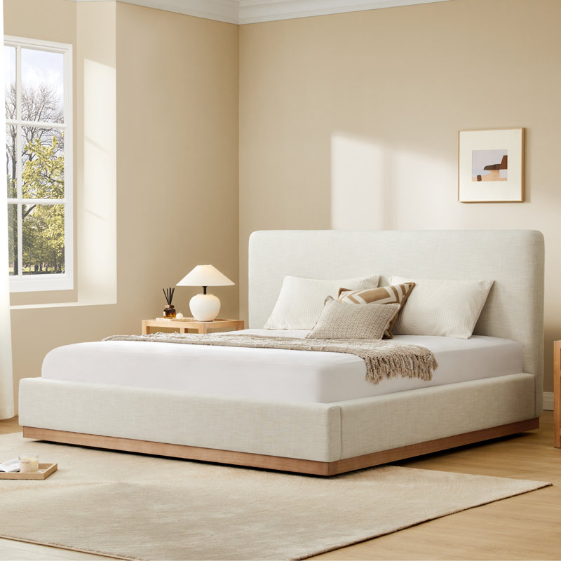 Eterna Wood Base Platform Bed - Timeless & Modern