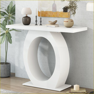 Mirod Contemporary Acacia Veneer Coffee Table – Spacious Top, Stable Base for Living Room and Bedroom