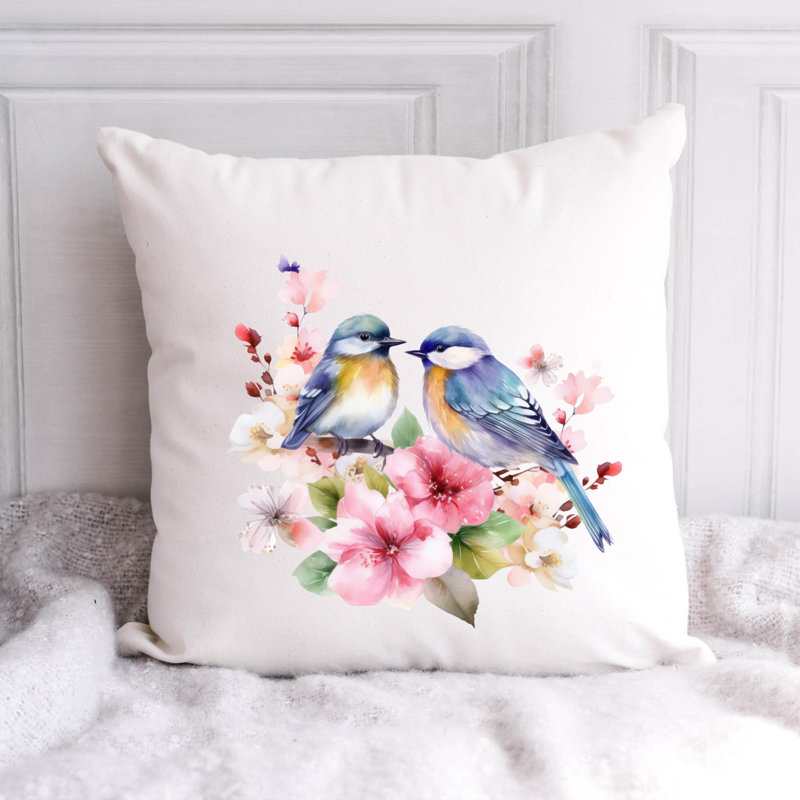 Nautical Sea Life_87 - Throw Pillow Insert Include Reversible Throw Pillow, 20"H x 20"W