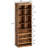 20-Pair Shoe Cabinet with Shelves and Cubbies-1918643435