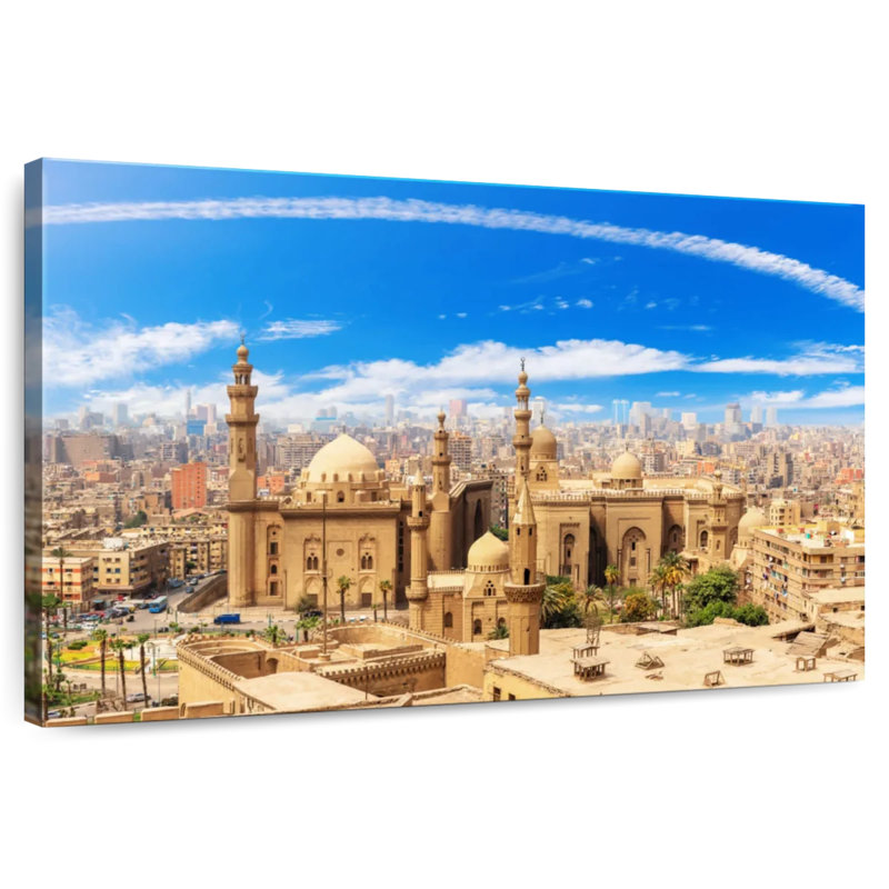 Panorama de la citadelle du Caire, H 8 po x l 12 po