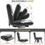 Chaise de sol pliable avec dossier rabattable et poignée de transport-1492733363