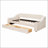 Upholstered Daybed With Storage Armrests And USB Port, Combining Artistic Design And Functional Storage For Modern Living.-1779068227
