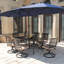 Fauteuil de patio pivotant avec coussin Rybolt