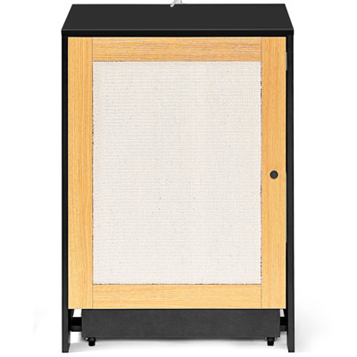 End Table, Cat Litter Box Enclosure, Hidden Cat Washroom, Litter Cabinet With Sisal Door