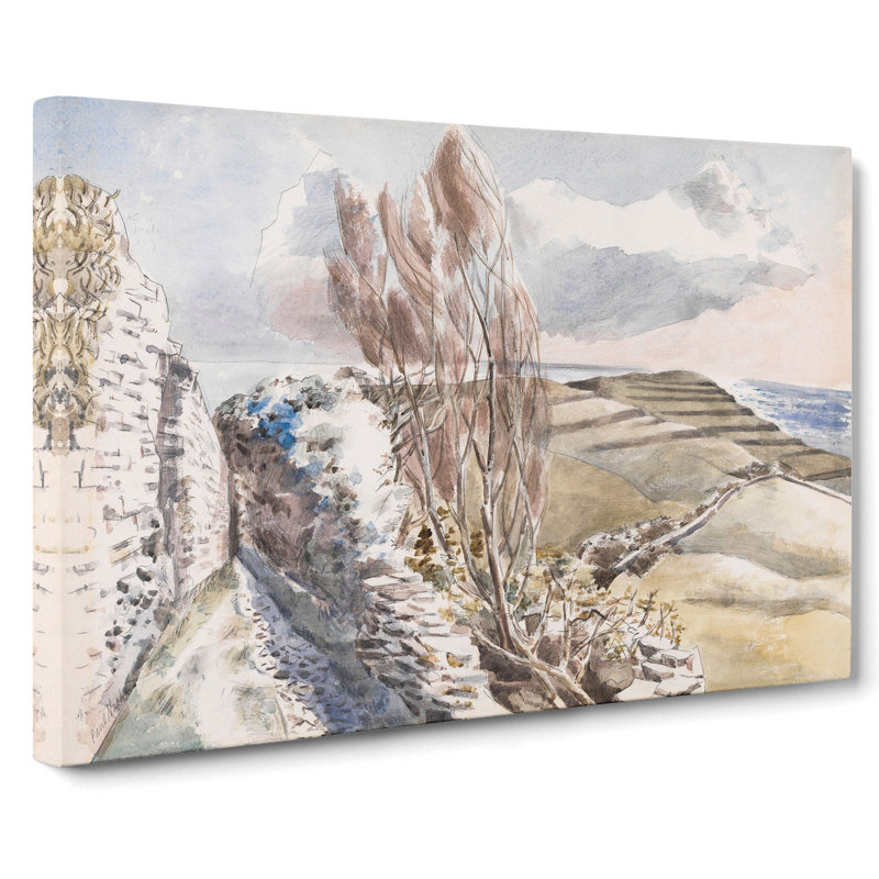 Worth Matravers In Dorset by Paul Nash - Wrapped Canvas Painting, 35cm H x 50cm W x 3cm D