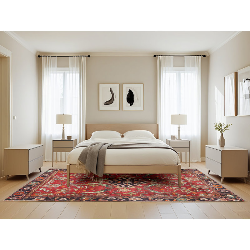 Breck Oriental Indoor Rug, Rectangle 5' x 8'