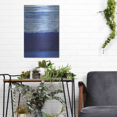 «Blue Haze» par Jo Maye, Red Barrel Studio®, art mural en métal