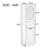 Danielys Tall Bathroom Cabinet, Freestanding Storage Cabinet with Drawer and Doors-101141481