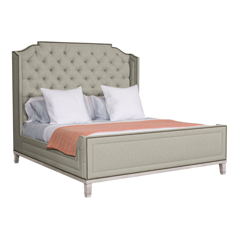 Michael Weiss Queen Glenwood Bed, Dove Gray, Ian Smoke, Yes