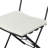 Gray 3 Pieces Patio Bistro Balcony Chair Table , Metal Construction With Rust Resistance, & , Folding Design For Easy Storage, Includes Fade Cushions, Simple To Clean - Table, Build, Foldable Space-186932637