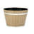 Resin Whiskey Barrel Planter Garden Flower Plant Pot 11.81 X 11.81 X 8.27 In