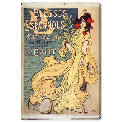 Affiche de collection d'art espagnol sur toile par Art Remedy