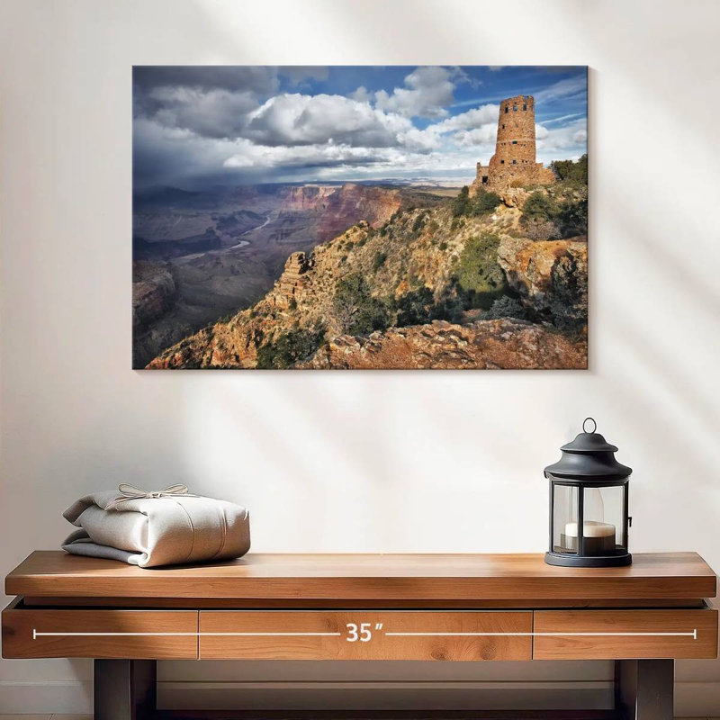Vue du canyon 7 sur toile, H 16 po x l 24 po x P 1,25 po