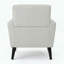 Fauteuil club - tissu gris clair