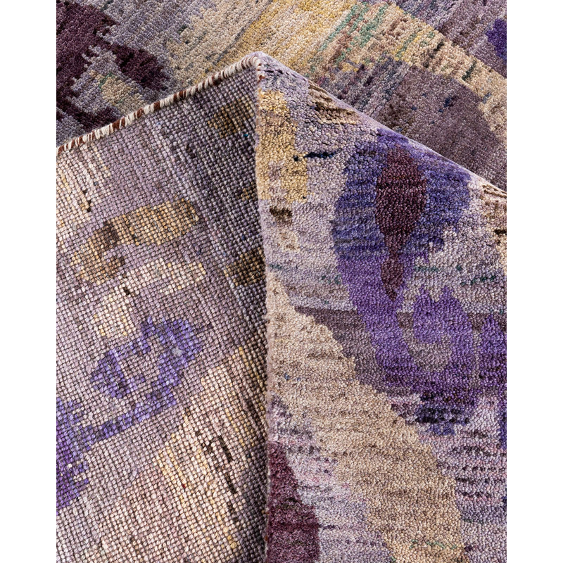 Overdyed One-of-a-Kind 9' 0" X 12' 3" Hand Knotted Area Rug