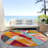 Zexture Orange Washable Indoor-Outdoor Rug - LOOMLAN-32243655