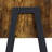 Industrial Bedside Table Nightstand Stackable End Table With Open Front Storage
