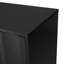 U_STYLE Armoire de rangement à motif de vagues avec 2 portes et 2 tiroirs