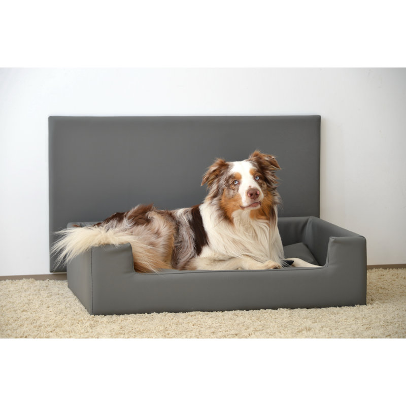 Gaven Faux Leather Pet Bed